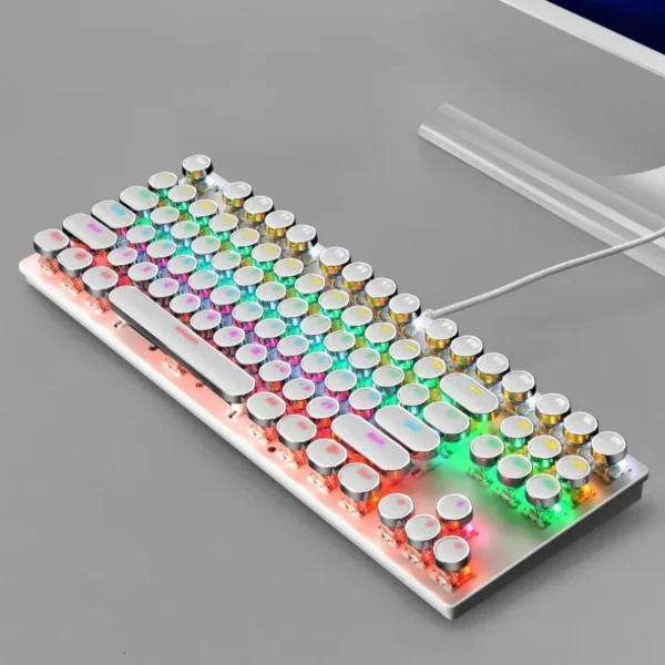 Full Size Retro T12 Mechanical USB Keyboard