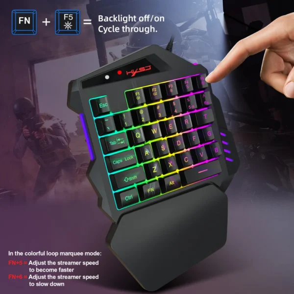 Mechanical Macro Gaming Keyboard and Mouse