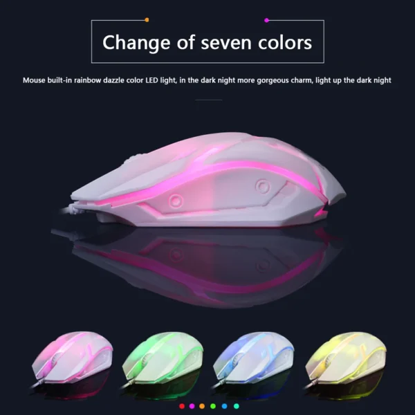 USB Wired Mouse and Keyboard Set